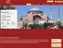 Tablet Screenshot of hotelgoldenrain.com